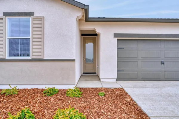 a view of front door of a house