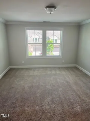 a view of a room with an empty space