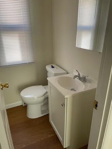 a bathroom with a sink and a toilet