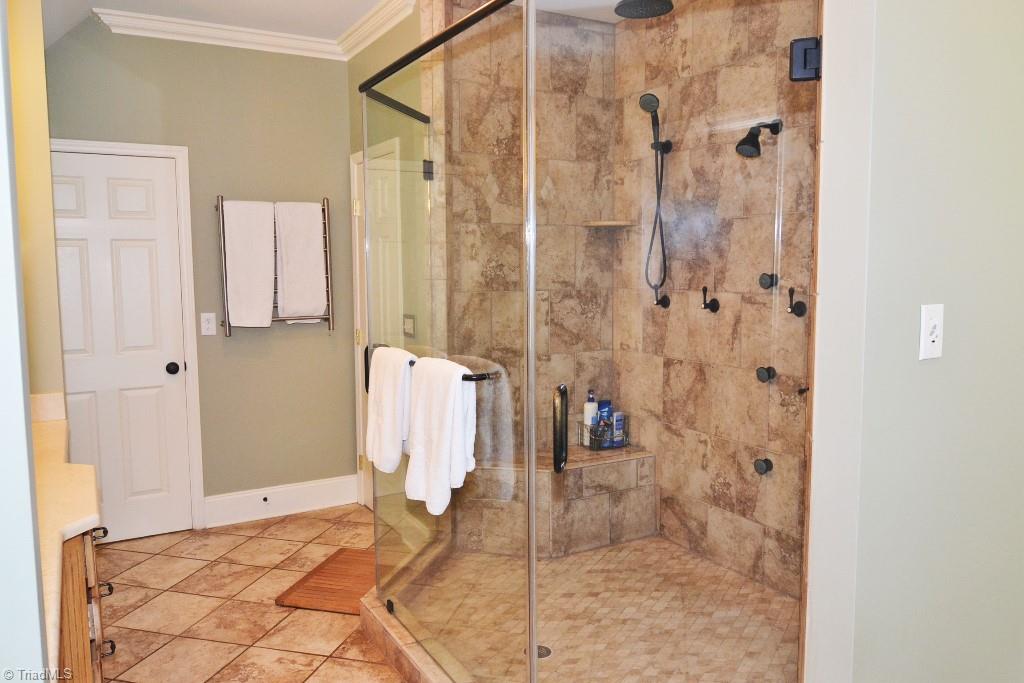 1901 Rolling Road Greensboro, NC 27403 - Photo 14 of 30 Master Bath Shower with High End Multiple Head/Spray System
