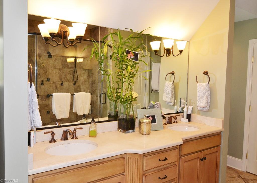 1901 Rolling Road Greensboro, NC 27403 - Photo 15 of 30 Master Bath Double Sink Vanity