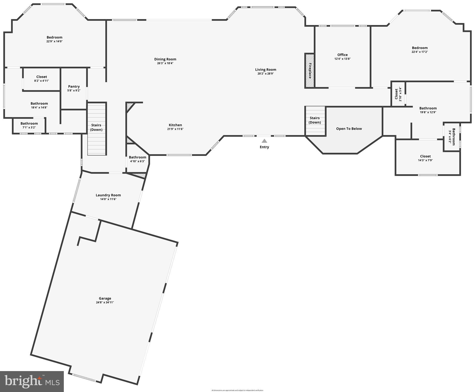 422 Mountaintop Road McHenry, MD 21541 - Photo 103 of 107 a picture of floor plan