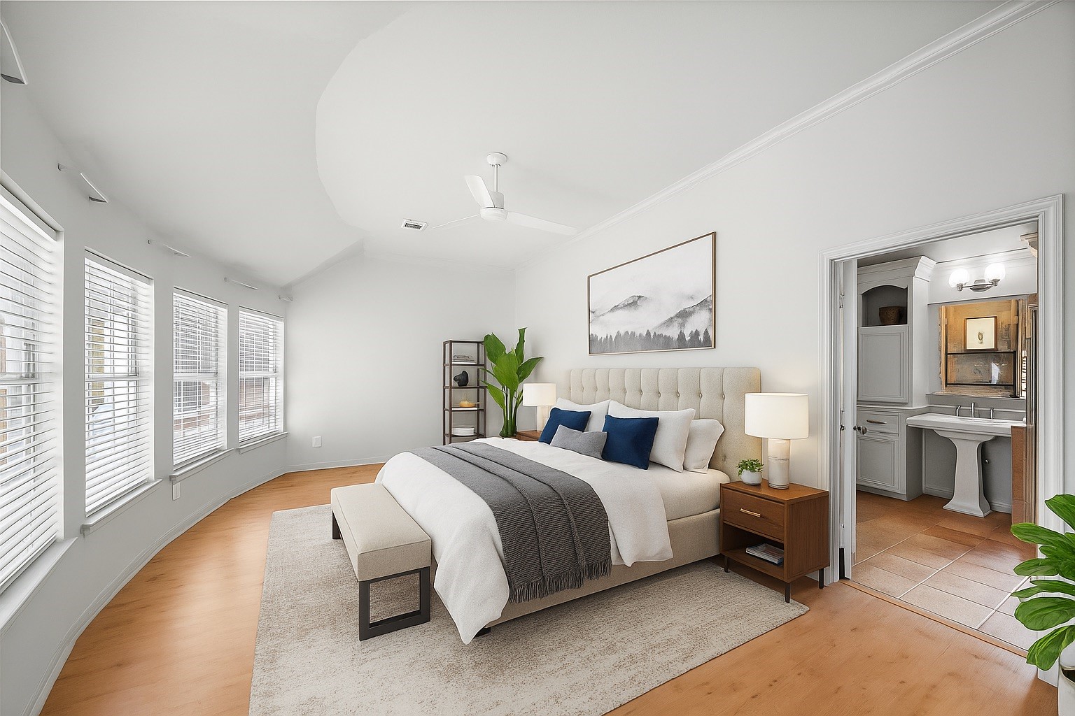 1429 Oneil Street Houston, TX 77019 - Photo 3 of 23 a bed room with a bed and a tv