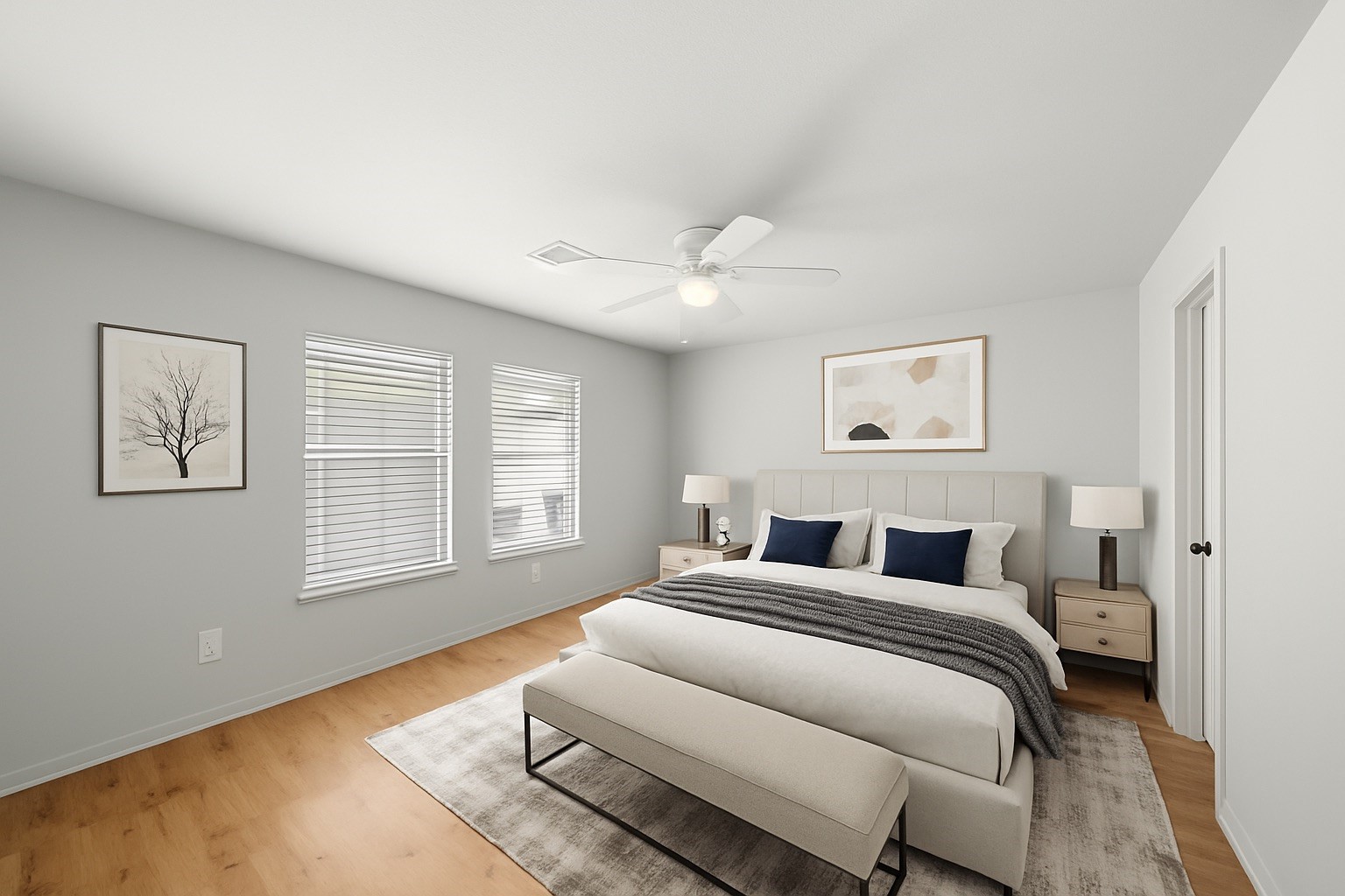 1429 Oneil Street Houston, TX 77019 - Photo 4 of 23 a bed room with a bed and a window