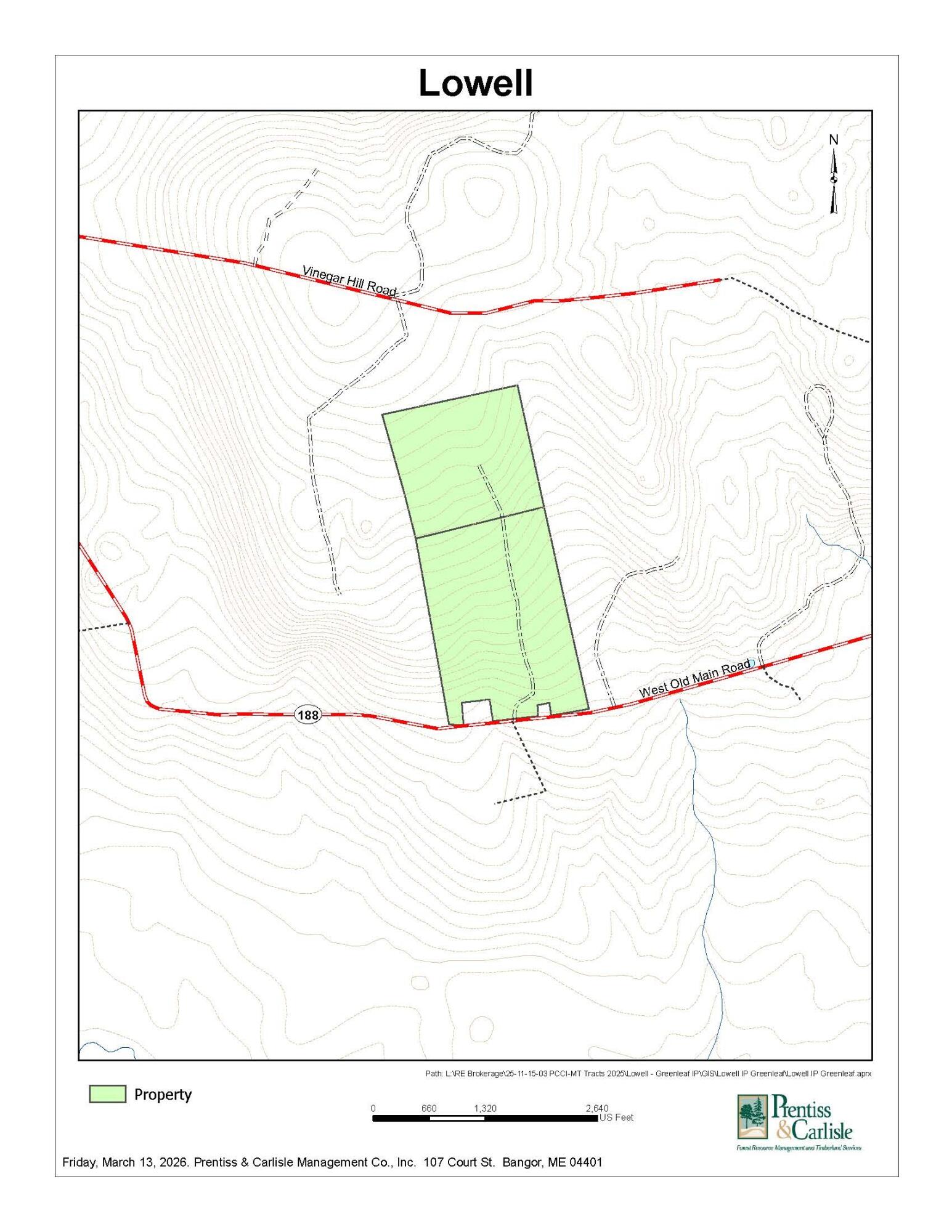 M4-l38&39 West Old Main Road Lowell, ME 04493 - Photo 9 of 11 Lowell Location Map