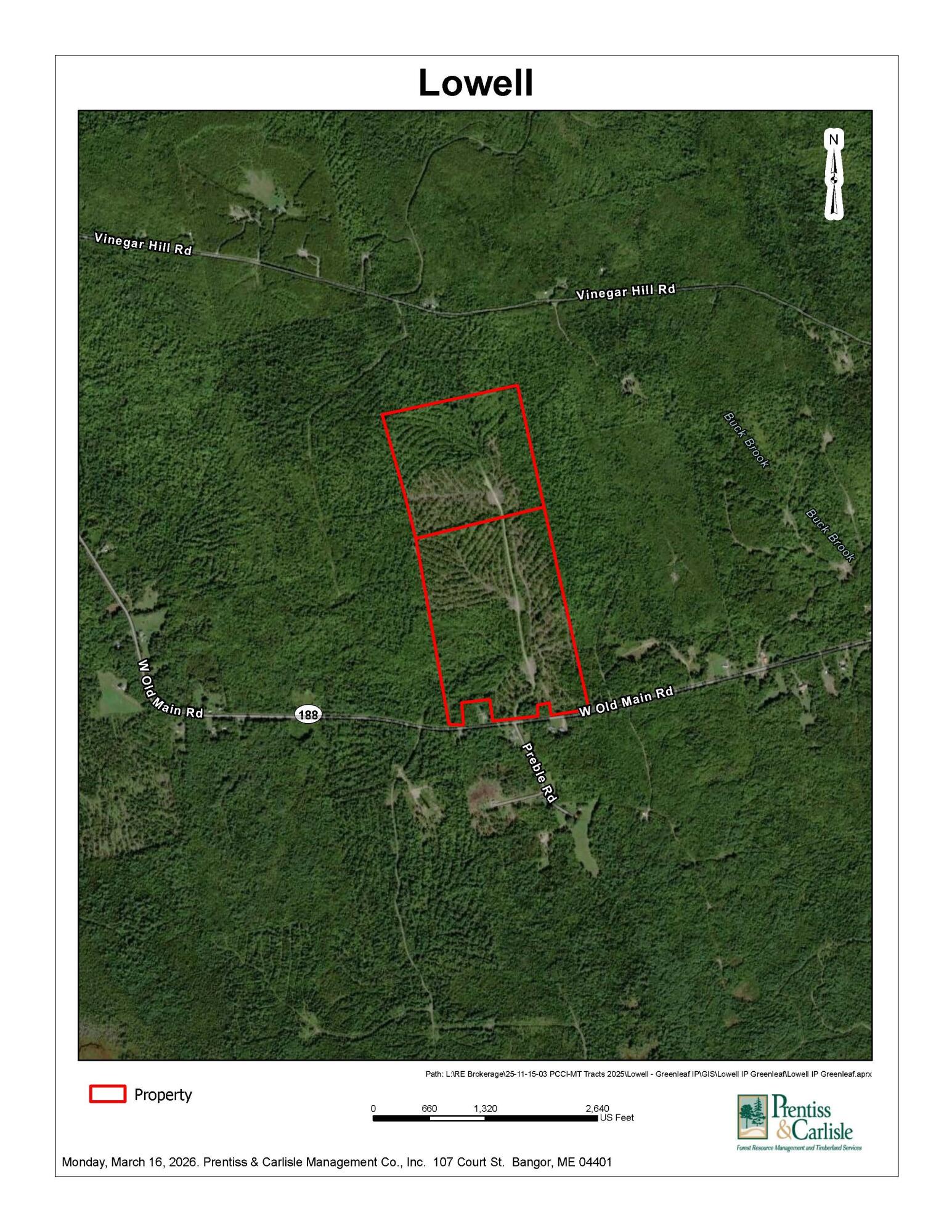 M4-l38&39 West Old Main Road Lowell, ME 04493 - Photo 10 of 11 Lowell Location Map Imagery