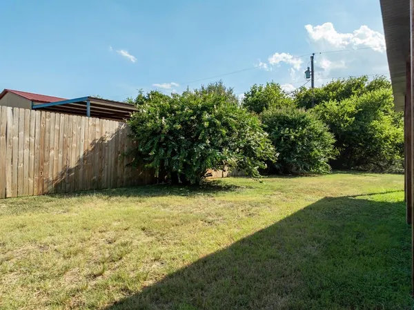 a view of a back yard