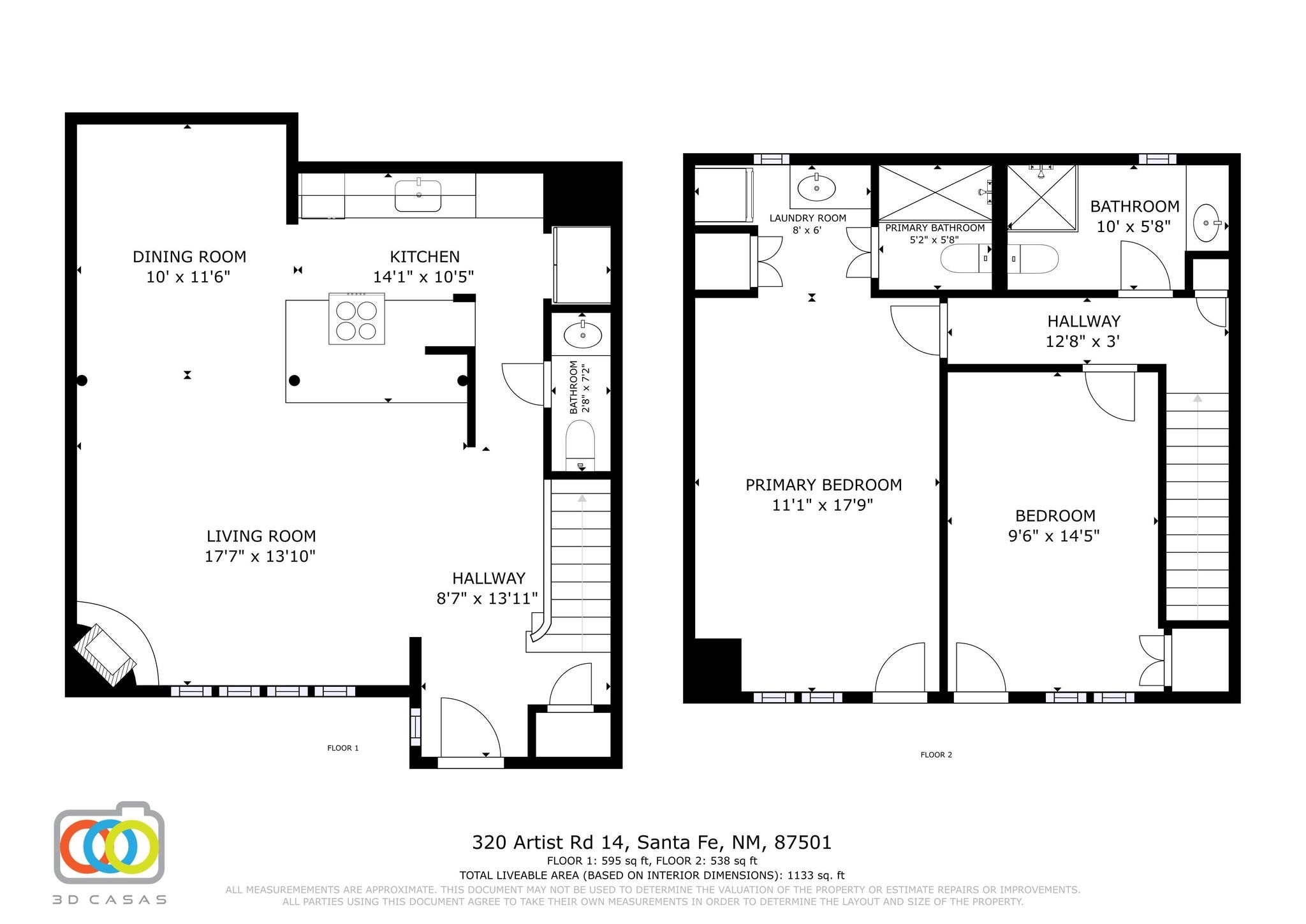 320 Artist Road, Unit 14 Santa Fe, NM 87501 - Photo 37 of 37 Floor Plan
