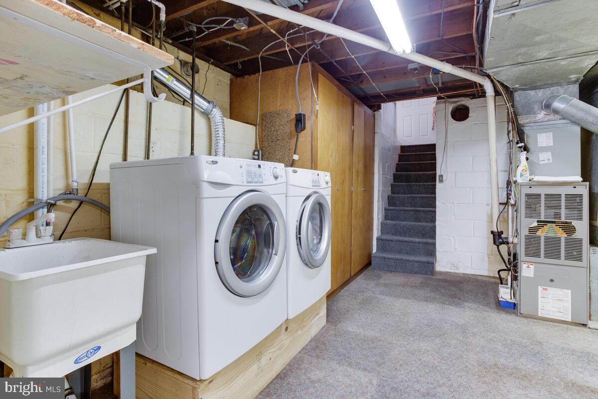 824 Windsor Road Arnold, MD 21012 - Photo 29 of 45 824 Windsor Rd-lower level laundry , storage& exit