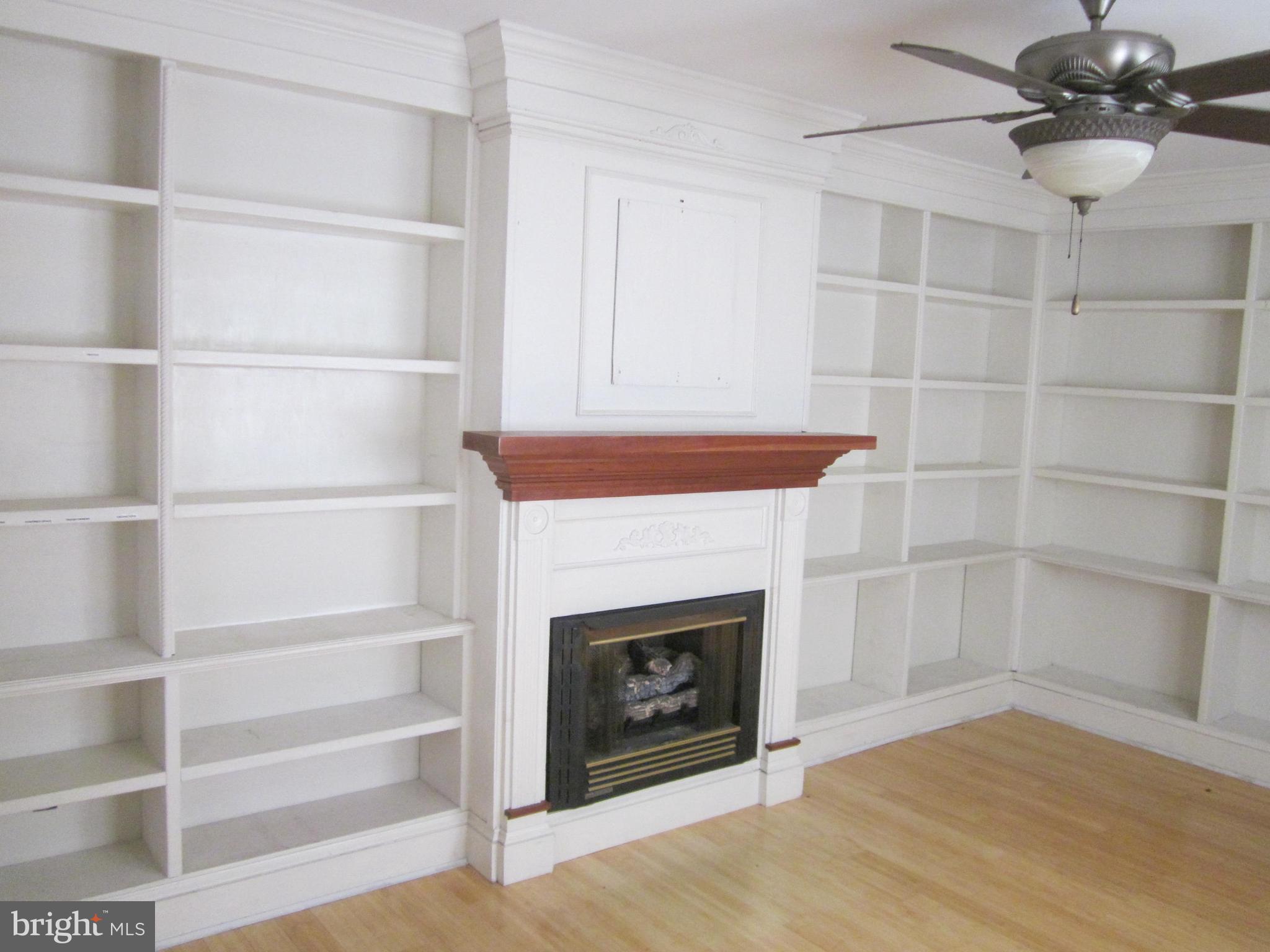 22487 Hillsboro Road Denton, MD 21629 - Photo 8 of 47 STUDY WITH GAS FIREPLACE AND BOOKSHELVES