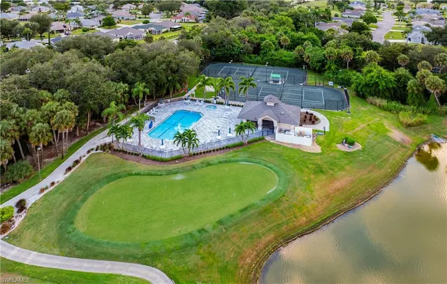 a view of a backyard with a garden