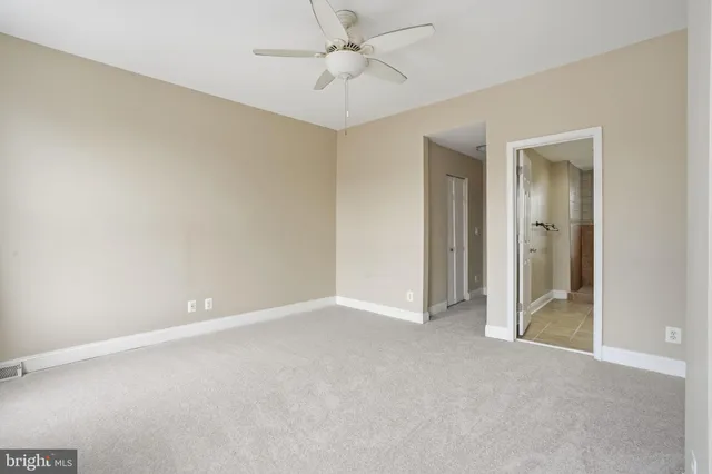 a front view of a building