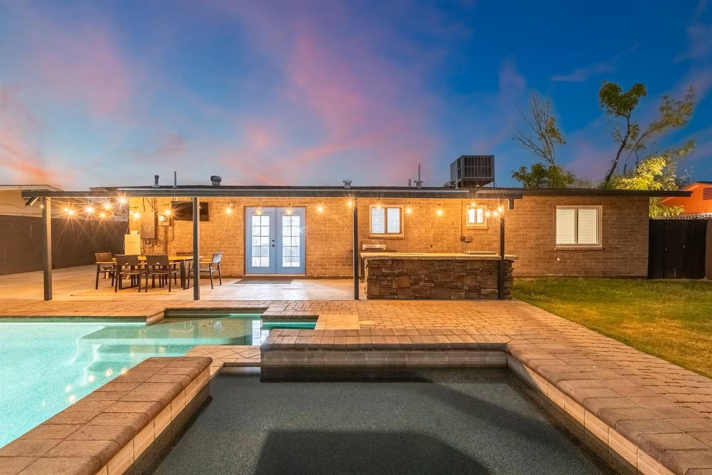 1233 East Marny Road Tempe, AZ 85288 - Photo 13 of 20 a view of swimming pool with an outdoor seating