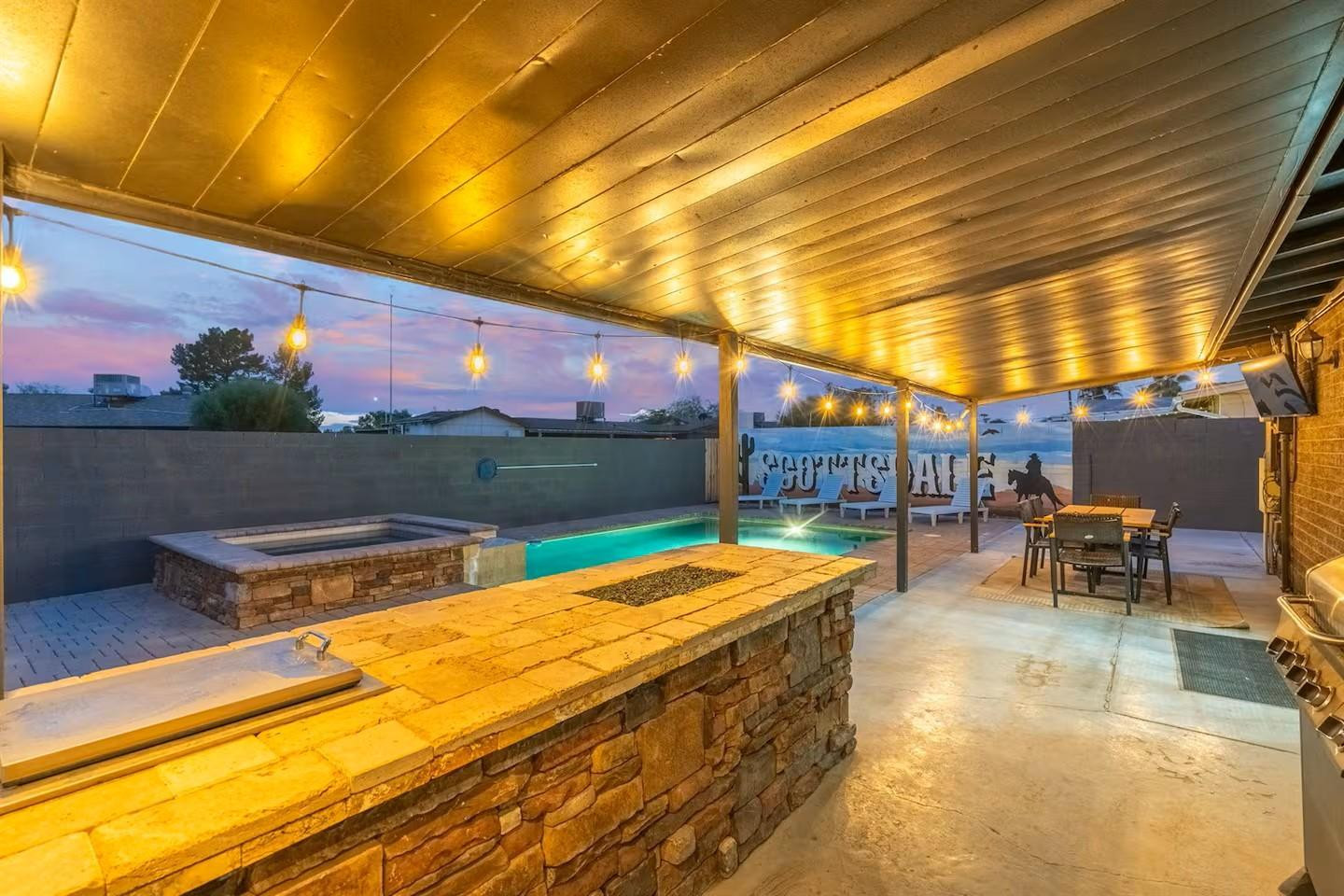 1233 East Marny Road Tempe, AZ 85288 - Photo 15 of 20 a view of swimming pool with outdoor seating