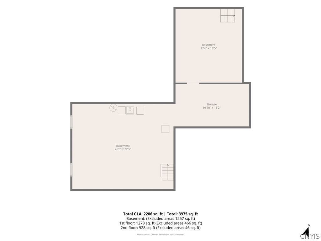 8069 Princess Path Clay, NY 13090 - Photo 40 of 50 Basement dimensions.