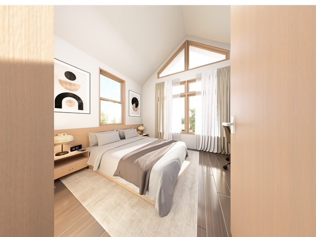 605 East 55th Street Austin, TX 78751 - Photo 5 of 5 a bedroom with a bed and a large window