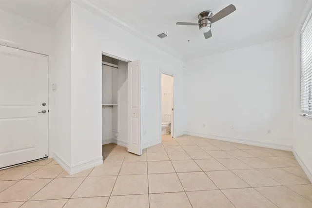 a view of an empty room