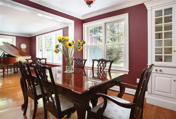280 Clark Road Brookline, MA 02445 - Photo 4 of 13 a dining room with furniture and window