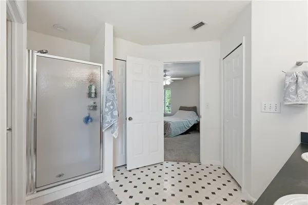 a view of an empty room with window