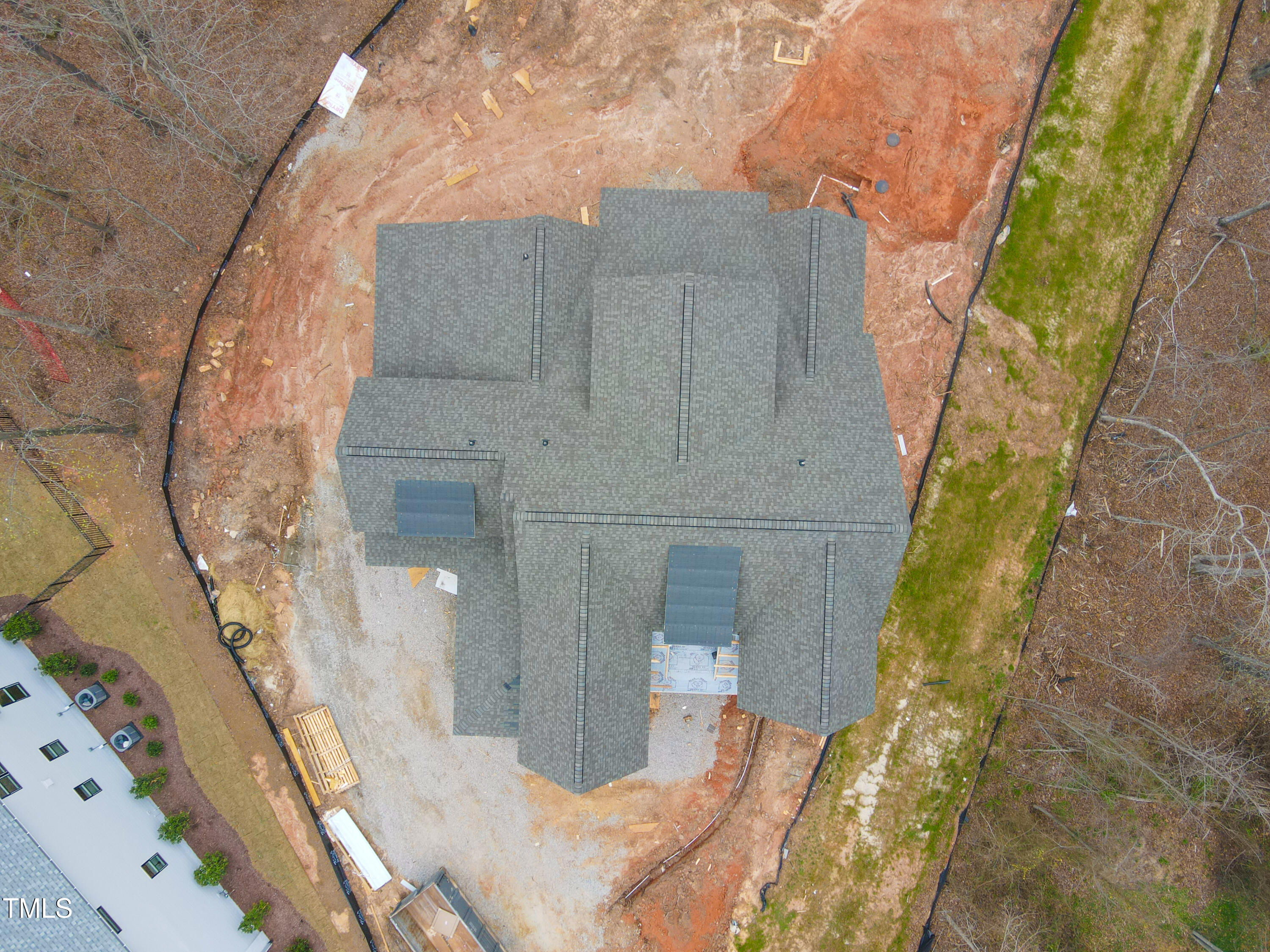 2916 Frances Marie Lane Raleigh, NC 27606 - Photo 23 of 30 a aerial view of a house with swimming pool