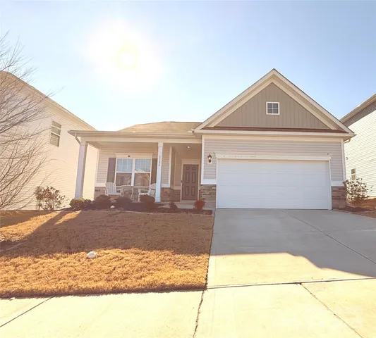 a view of a house with a outdoor space