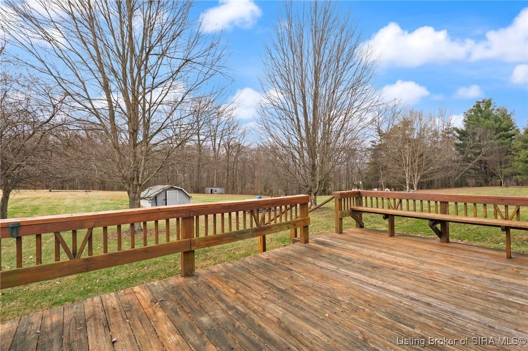 6328 Buttontown Road Greenville, IN 47124 - Photo 5 of 26 View from the large back deck