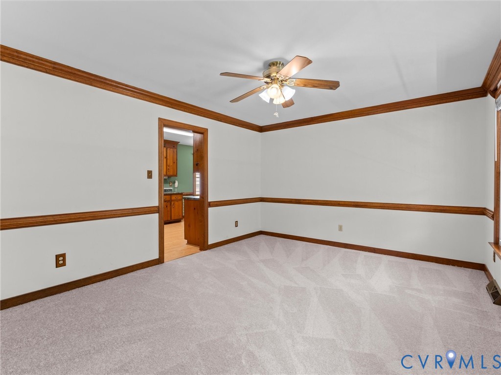 3524 Ludgate Road Chester, VA 23831 - Photo 13 of 44 Carpeted room featuring white walls with wood trim