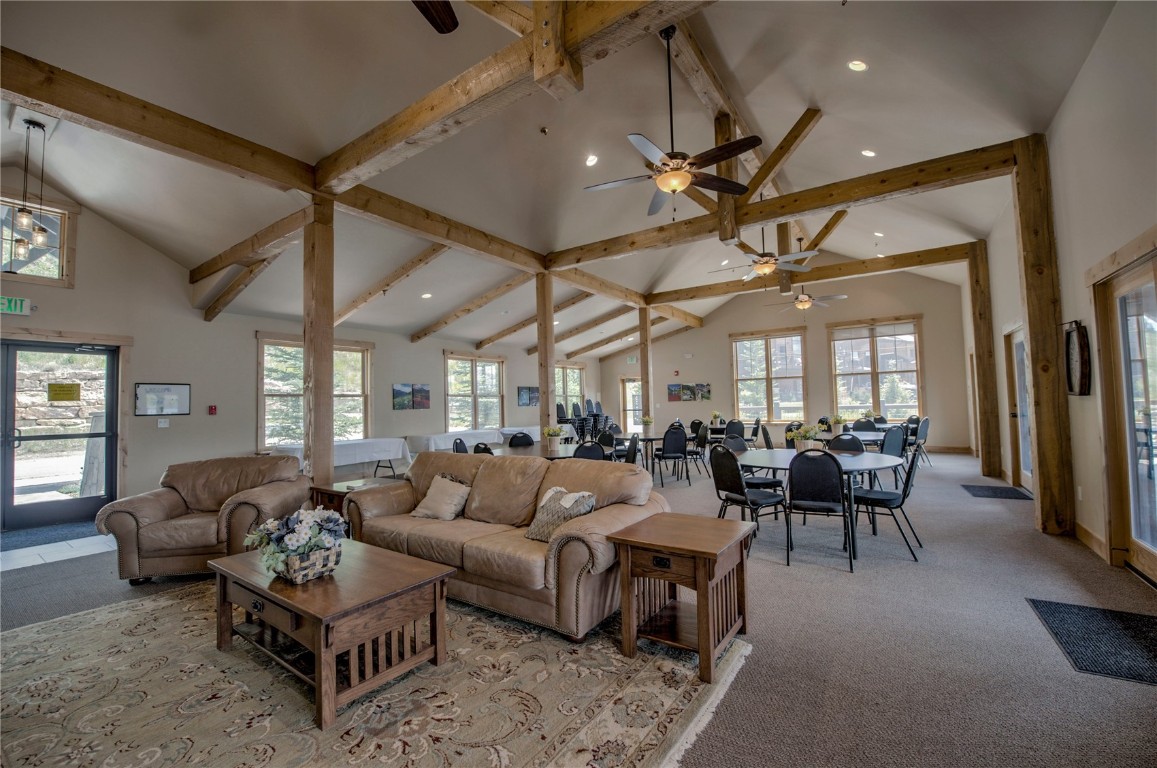 596 Fly Line Drive Silverthorne, CO 80498 - Photo 30 of 32 a living room with furniture and a large window