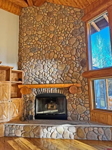 a view of a chairs and table in the patio