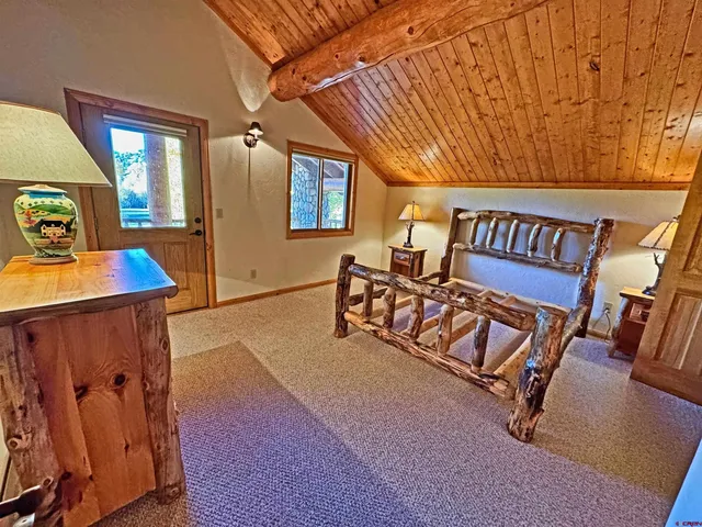 a view of a livingroom with furniture
