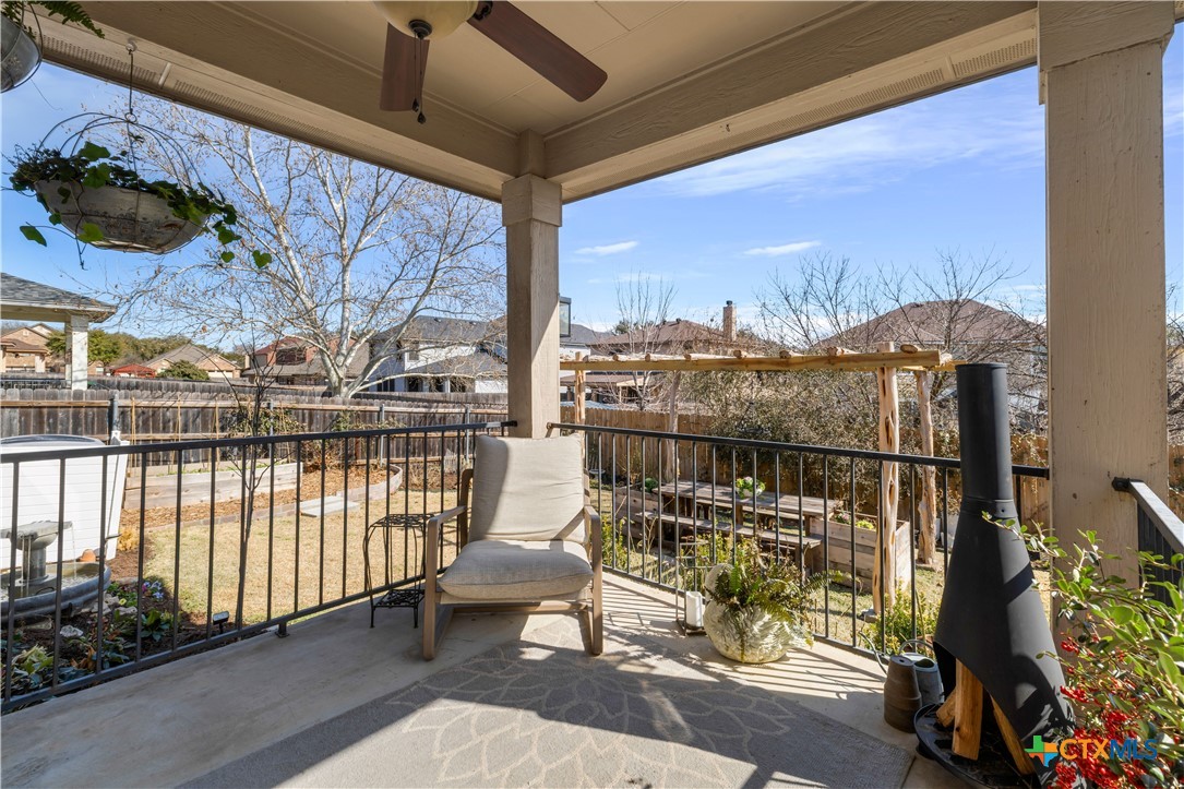 723 Tumbleweed Trail Temple, TX 76502 - Photo 29 of 38 a view of a balcony with chairs