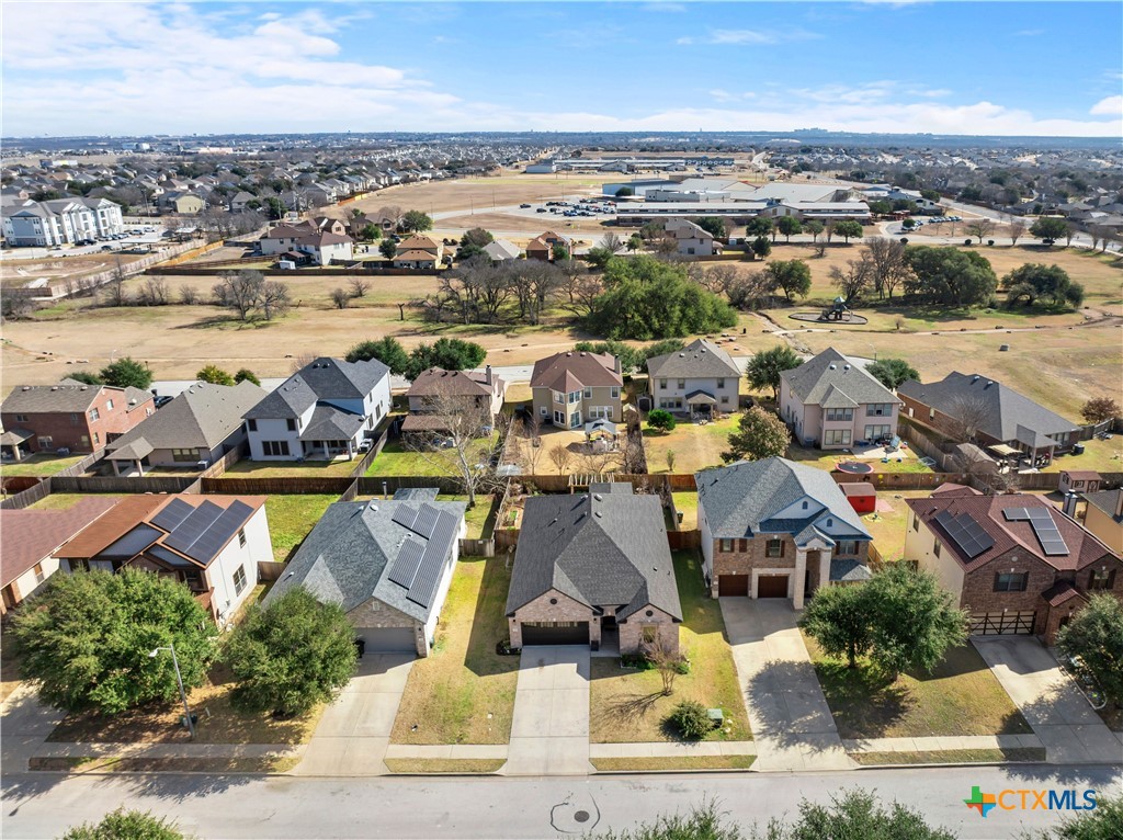 723 Tumbleweed Trail Temple, TX 76502 - Photo 34 of 38 an aerial view of residential houses with outdoor space