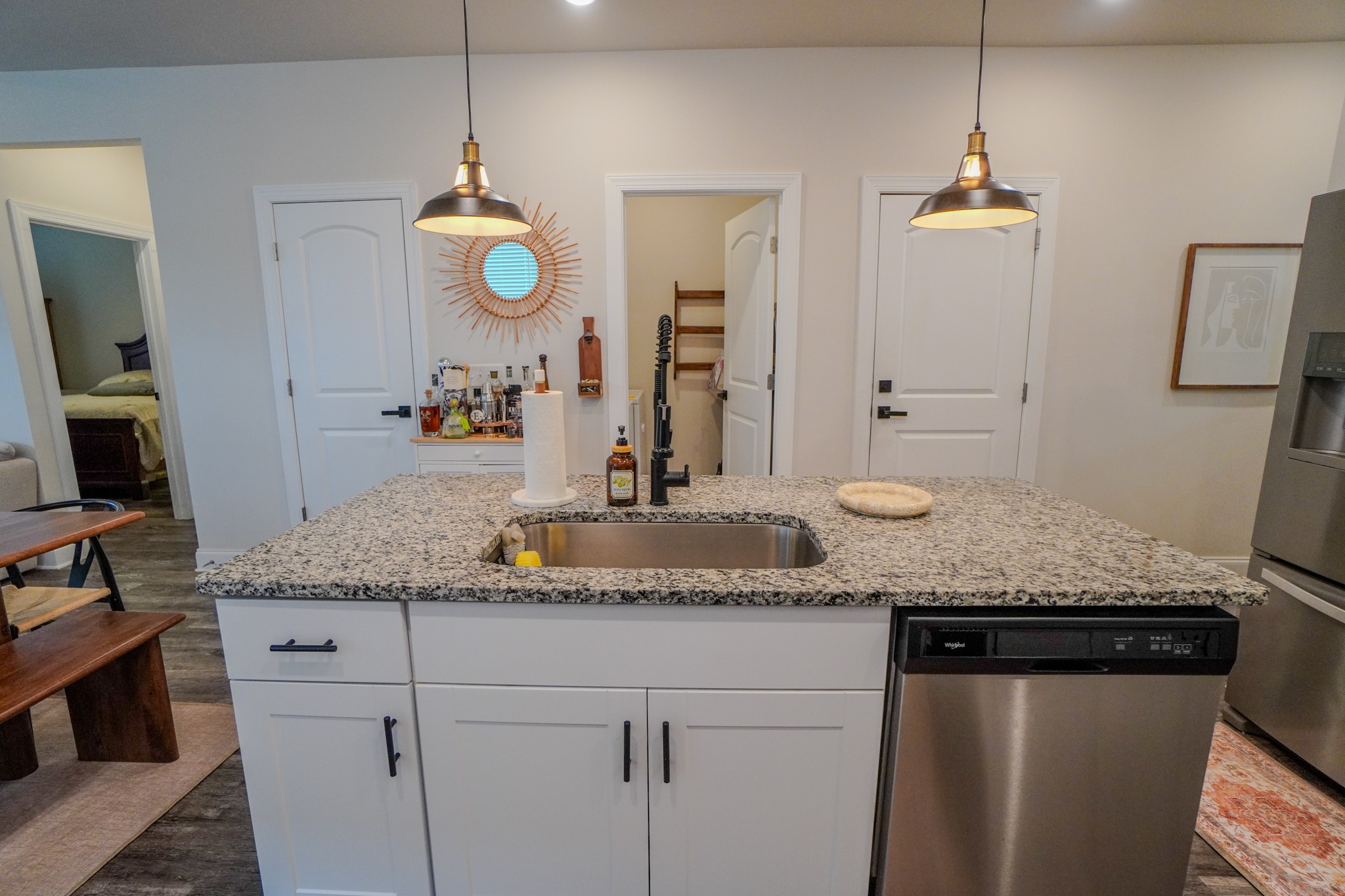 257 Breaking Pen Road Gallatin, TN 37066 - Photo 16 of 58 a bathroom with a granite countertop sink and a mirror