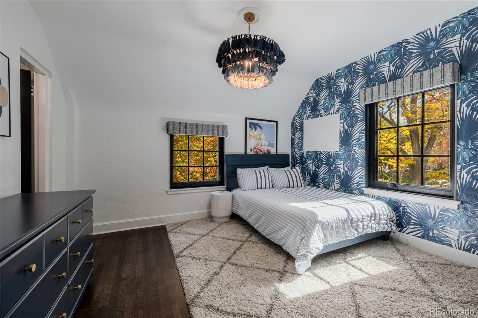 353 Bellaire Street Denver, CO 80220 - Photo 26 of 50 a bedroom with a bed and a window in it