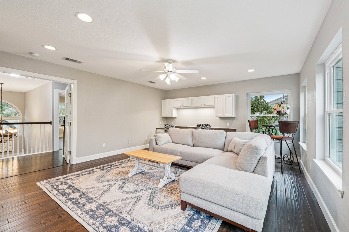 1108 Dalea Bluff Round Rock, TX 78665 - Photo 21 of 40 a living room with furniture and a rug