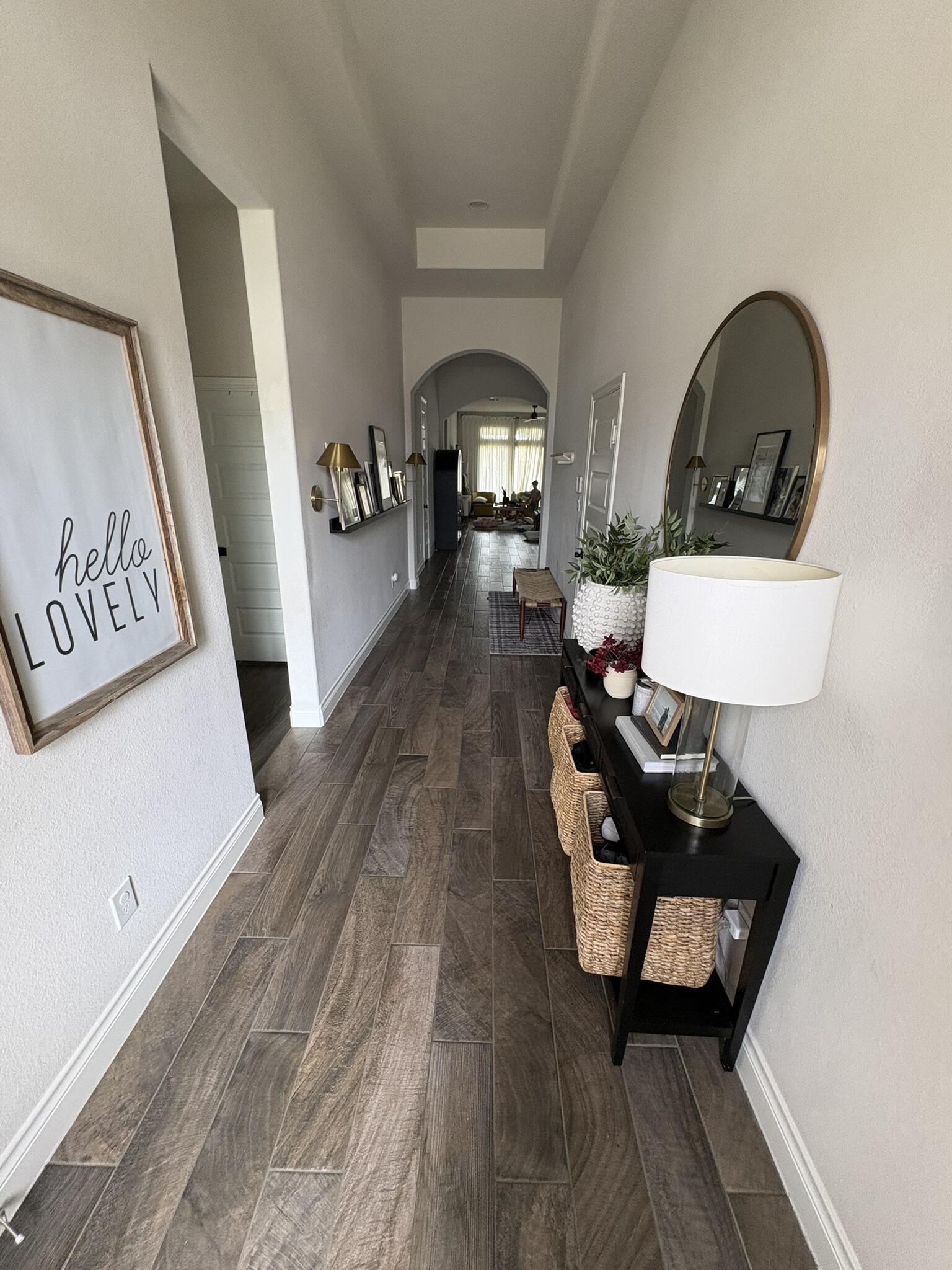 2231 Blackhawk Ridge Lane Manvel, TX 77578 - Photo 4 of 12 a living room with furniture and a wooden floor