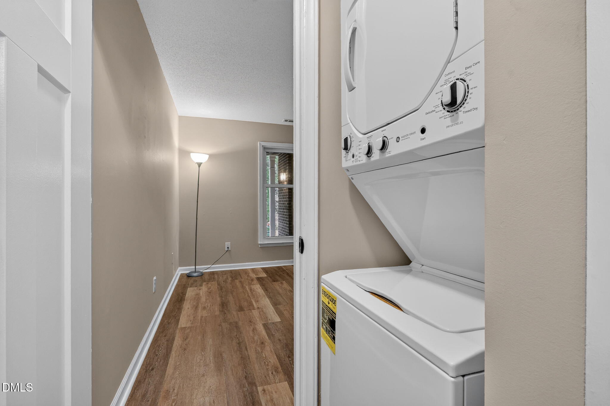 3425 Mill Run Raleigh, NC 27612 - Photo 24 of 40 a view of storage and utility room with washer and dryer