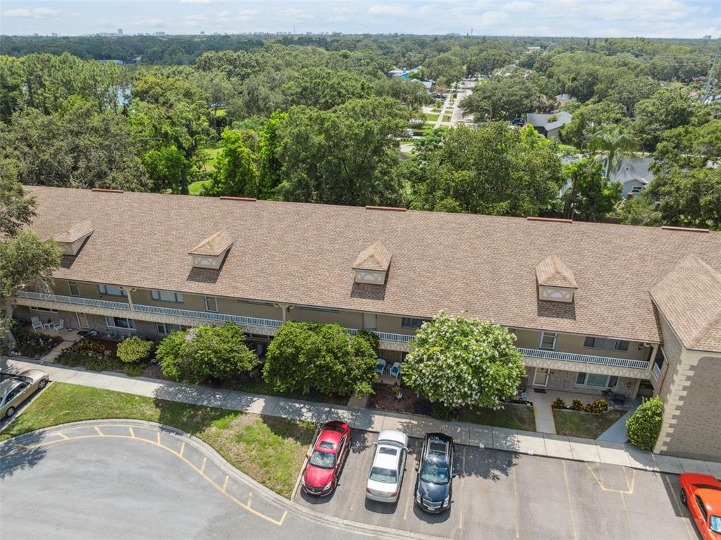 2192 Swedish Drive, Unit 26 Clearwater, FL 33763 - Photo 37 of 49 an aerial view of a house with a yard basket ball court and outdoor seating