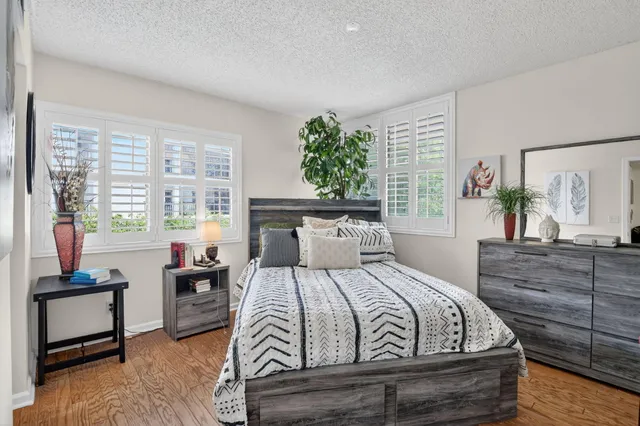 a view of a swimming pool with a terrace