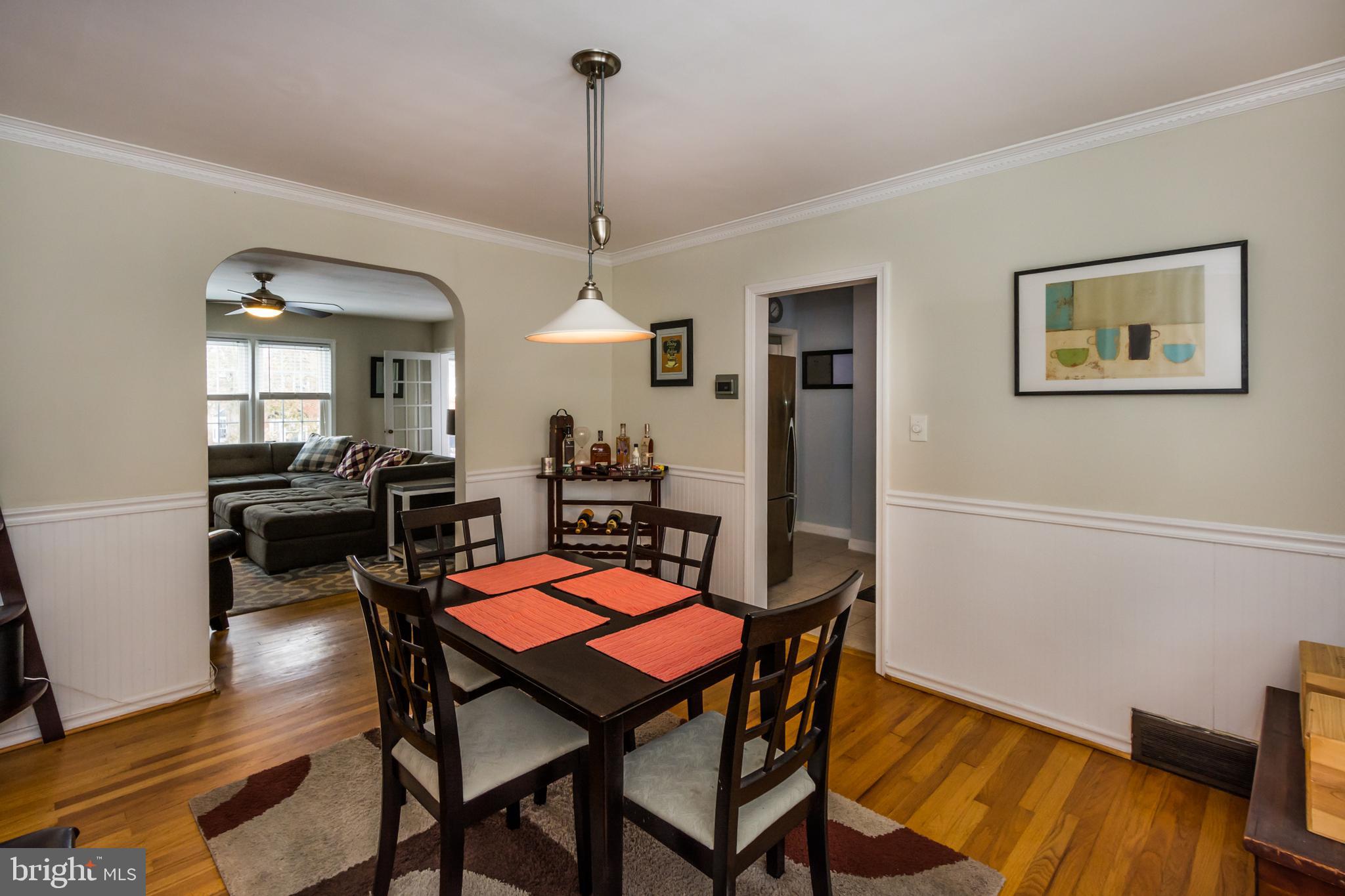 1611 Loch Ness Road Towson, MD 21286 - Photo 7 of 27 Separate dining room with crown molding