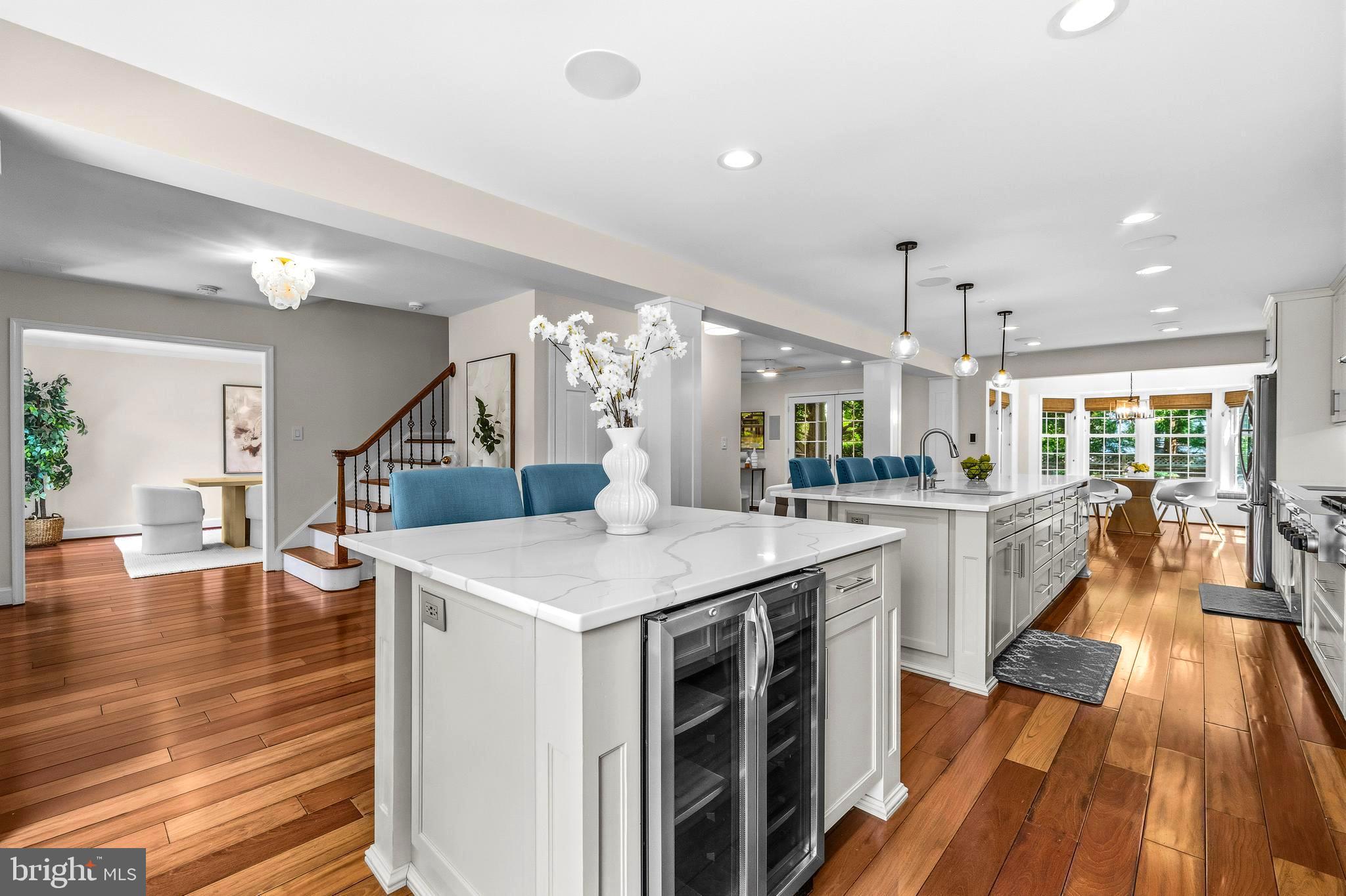 4007 West Braddock Road Alexandria, VA 22304 - Photo 10 of 52 a kitchen with counter top space and wooden floor