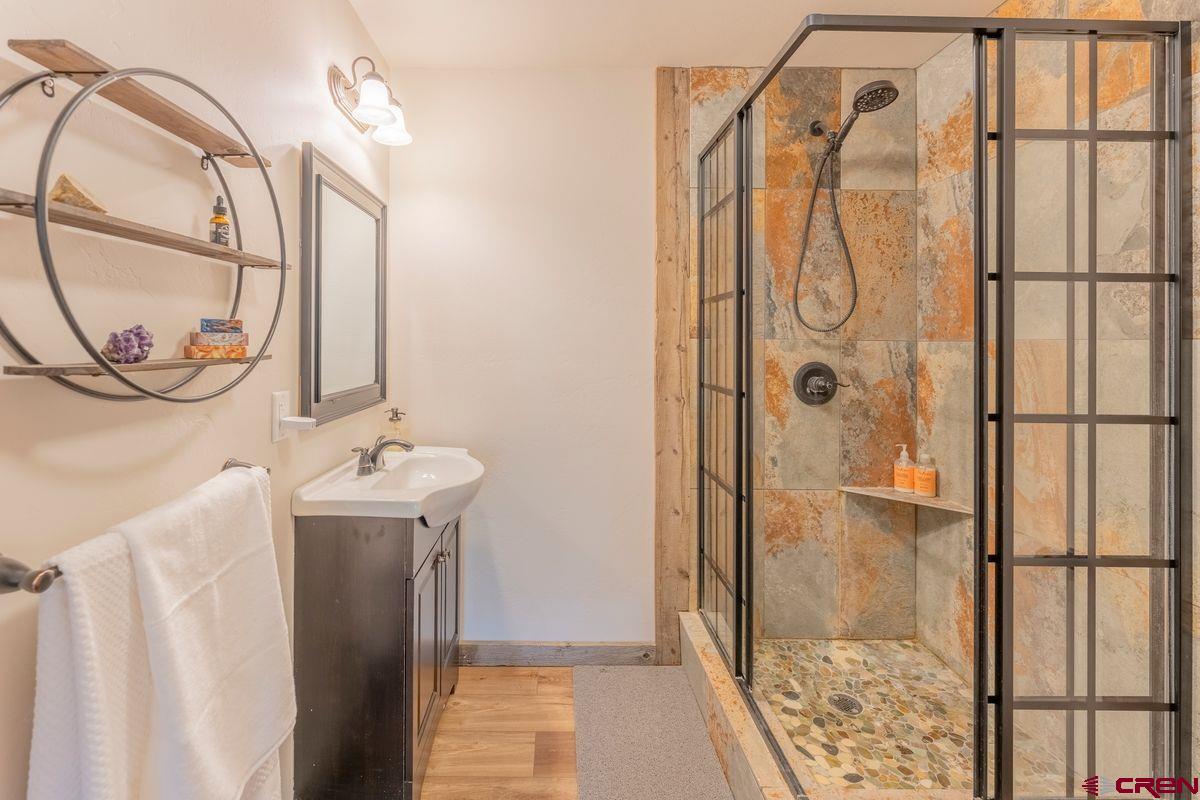 334 Anderson Drive Crested Butte, CO 81224 - Photo 24 of 45 a bathroom with a shower