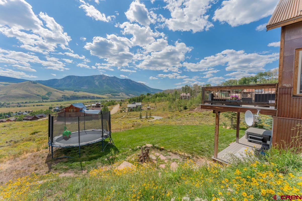 334 Anderson Drive Crested Butte, CO 81224 - Photo 33 of 45 a view of a garden with a building in the background