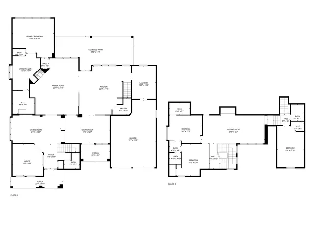 a white building with glass door