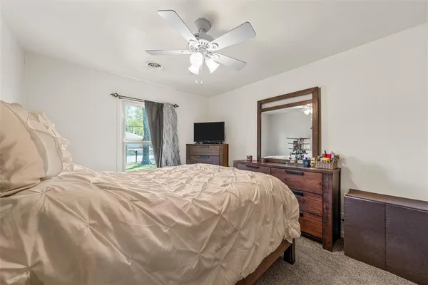 a room with furniture and a window