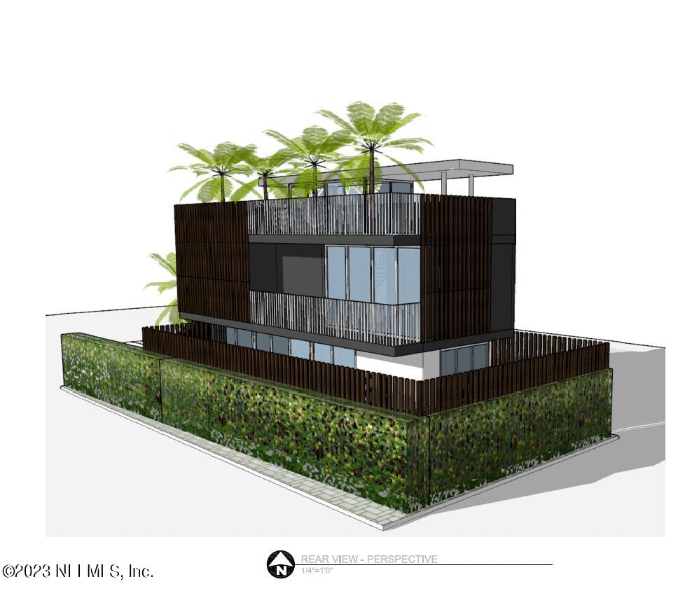 93 Oneida Street St. Augustine, FL 32084 - Photo 3 of 8 a view of a garden with a building