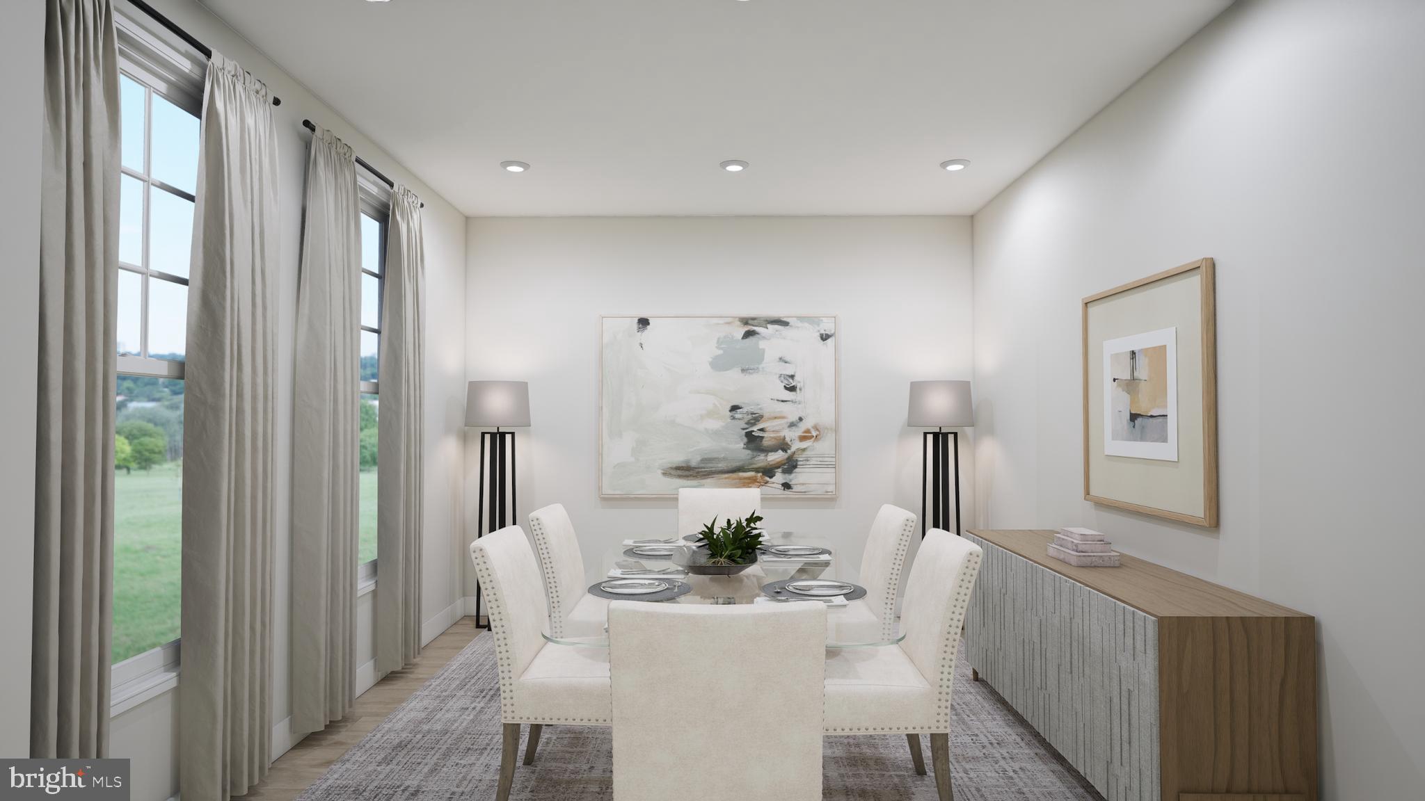 2619 Blue Rdg Avenue Marshall, VA 20115 - Photo 13 of 31 a view of a dining room with furniture window and wooden floor