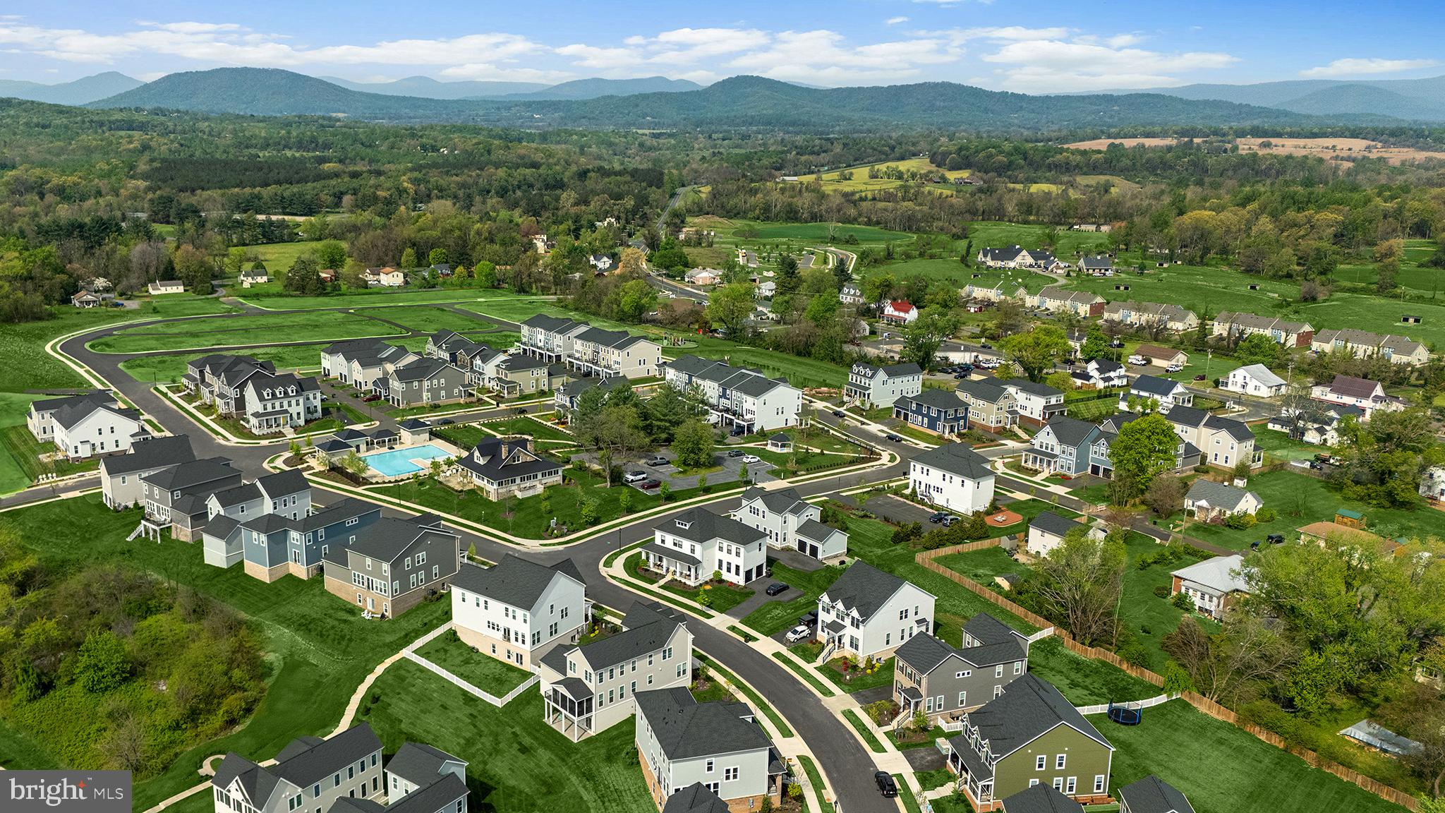 2619 Blue Rdg Avenue Marshall, VA 20115 - Photo 29 of 31 an aerial view of residential houses with outdoor space and trees