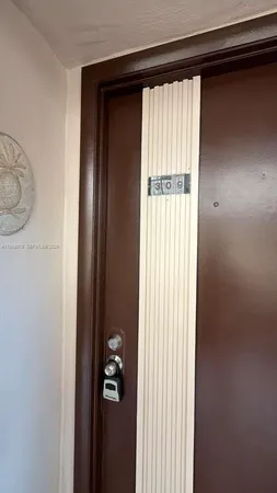 a view of front door