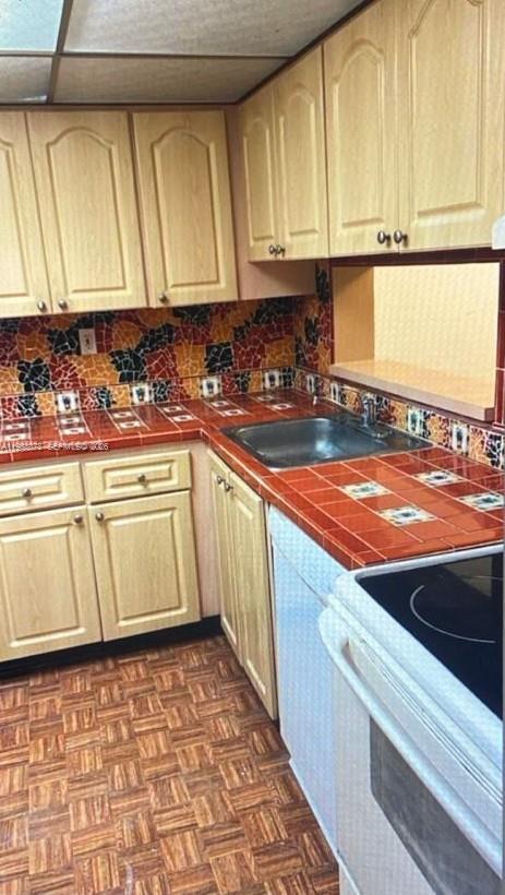 8420 Southwest 133rd Avenue Road, Unit 309 Miami, FL 33183 - Photo 2 of 22 a kitchen with a sink and cabinets
